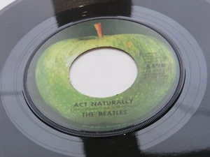 THE BEATLES 1970s USA APPLE 45 YESTERDAY ACT NATURALLY - Picture 1 of 6
