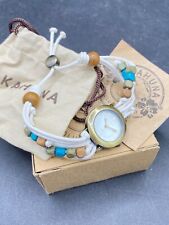 KAHUNA Surfer Girl String Tie Wrist Watch - New Battery Fitted New Old Stock 