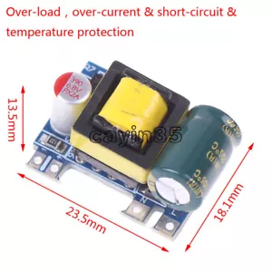Zum Selbermachen AC 110V 220V 230V zu DC5V Konverter Mini Schalten Netzteil Modul Platine - Bild 1 von 5