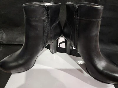 NUEVOS BOTINES NINE WEST EDYTHEO PLATEFOAM TACÓN 3.5" NEGRO TALLA:6.5 Foto 1 de 4