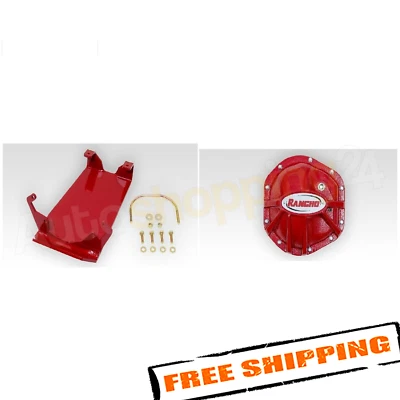 Rancho RS6242/RS6209 Red Differential Cover & Skid Plate - Image 1 of 2