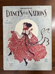 DANCES OF ALL NATIONS Academic Edition Folio Vol 2 Antique Sheet Music Book 1909 - Picture 1 of 10
