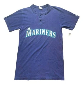 VTG Seattle Mariners Shirt Small Edd Fulkes Concrete 4 Majestic Baseball 80s Men - Picture 1 of 10