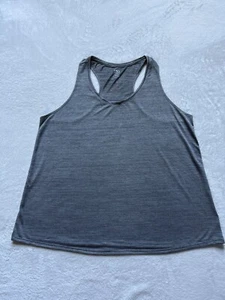 Athletic Works Women's Striped Gray Core Active Racerback Tank Top XXXL (22) NEW - Picture 1 of 18