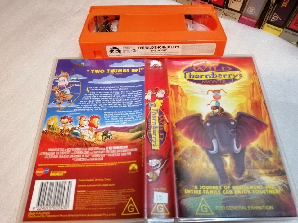 THE WILD THORNBERRYS: THE MOVIE - Rare Australian Nickelodeon Vhs Issue CARTOON - Image 1 of 1