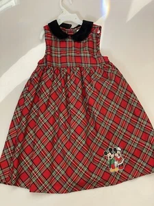 Christmas Dress, Disney, Classic Style. Size 4, Good Condition Wore Once - Picture 1 of 4