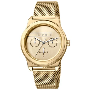 Orologio donna in acciaio cassa oro da polso al quarzo analogico orologi quartz - Imagen 1 de 1