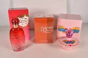 3 Lot Perfumes Love Passport Orange Tonic Curious Heart Britney Spears New pf109 - Picture 1 of 10
