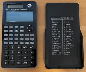 Hewlett Packard HP 300s+ Scientific Calculator Solar Works with Case - Picture 1 of 3