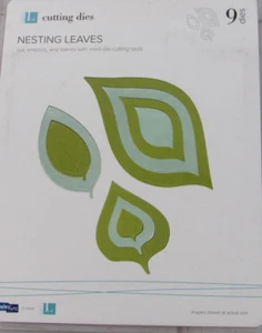 QuicKutz/Lifestyle Crafts Nesting Leaves 9 cutting dies DC0168 - Picture 1 of 2