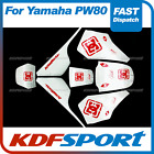 2000-2011 Yamaha Pw80 Peewee 80 Graphics Decal Sticker Set (dc, Red) Kdf