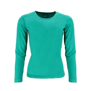 Fedeli Langarm-Shirt Damen Grün 100% Baumwolle ( ehem. UVP € 138,00) - Bild 1 von 4