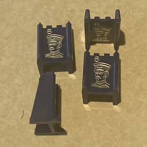 Stratego: Piezas de repuesto vintage 1961: 4 tenientes azules - Imagen 1 de 1