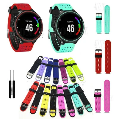 Für Garmin Forerunner 235/220/230/620/630/735XT Ersatz Silikon Band Armband Teil - Bild 1 von 4