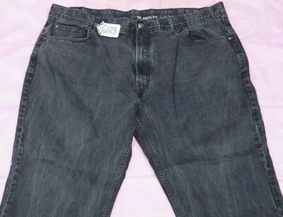 Pantalones de Jean CLAIBORNE RELAXED FIT NEGROS para Hombre - W50 X L30. ETIQUETA NO. G123 Foto 1 de 4