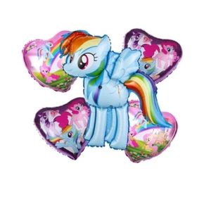 5 pc My Little Pony Balloons Set Party Theme decoration supplies. - Picture 1 of 1