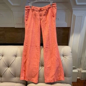 A: Pilcro and the Letterpress PILCRO Linen Blend Pants No4 - Picture 1 of 12