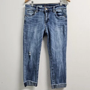 Kut From The Kloth Jeans Women Size 6 Blue Jeans Amy Crop Straight Leg - Picture 1 of 11