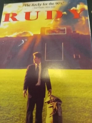 VHS Rudy Pre-owned Sean Astin Football - Image 1 of 4