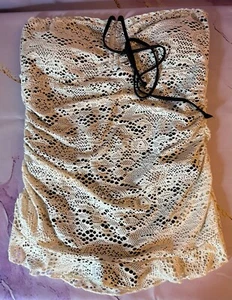 Mossimo White & Black one piece Swimsuit Swimdress NWT - Picture 1 of 16