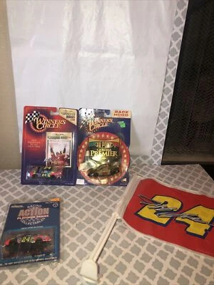 3 JEFF GORDON #24 1:64 CHEVROLET MONTE CARLO DIECAST CARS+ Car Flag - Image 1 of 4
