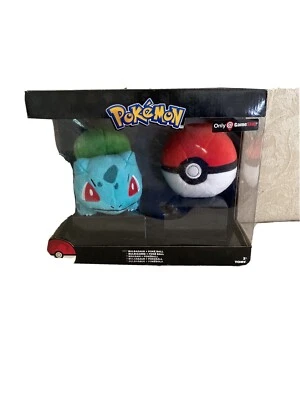 Peluche Pokemon Bulbasaur &amp; Poke Ball 6 pulgadas Foto 1 de 4