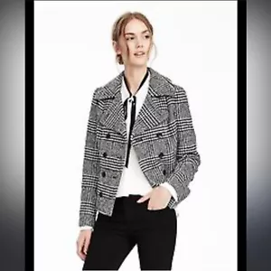 Rampage Plaid Jacket Womens Large Classic Chic Minimalist Twee Coquette Office - Picture 1 of 10