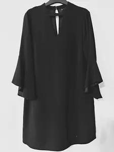 Ladies A-Line Dress for all Special Occasions with Chocker Neckline & Keyhole Fr - Picture 1 of 5