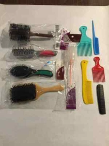 CLEARANCE/LIQUIDATION - 10 Piece Pro Salon Hair Styling Brush and Combs Set NEW - Picture 1 of 1