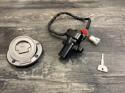 Yamaha 2004-2009 FZ6 OEM Ignition Switch Steering Lock Gas Tank Cap Lock Key * - Image 1 of 4