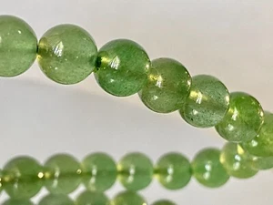 Pulsera 7.2" "Universal Love/AAAA"~ CUARZO FRESA VERDE RUSO R1404 - Imagen 1 de 10