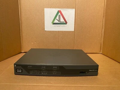 Cisco 887-W with UK PSU CISCO887W-GN-E-K9 with UK Power Adaptor & Power Lead - Image 1 of 4