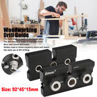 Adjustable Doweling Jig Drilling Locator Woodworking Wood Hole Pocket Tool