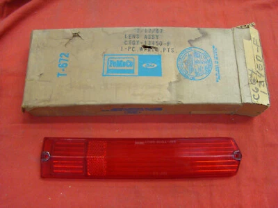 NOS FOMOCO 66 1966 MERCURY Comet Taillight Lens W/O Backup LH Caliente Cyclone - Image 1 of 4