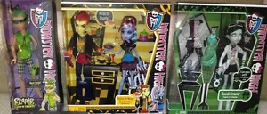Lot of MONSTER HIGH DOLLS:Duece Gorgon Abbey Bominable Heath Burns Scarah Scream - Picture 1 of 1