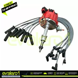 HEI Distributor + Spark Plug Wire Set Ford 351 Windsor Small Block V8 1969-1997 - Picture 1 of 9