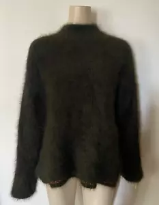 & AND AMPERSAND Chunky Oversized Angora Jumper M - Picture 1 of 6
