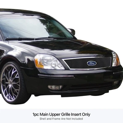 For Ford Five Hundred 2005-2007 APG 1-Pc Black Horizontal Billet Main Grille Foto 1 de 4