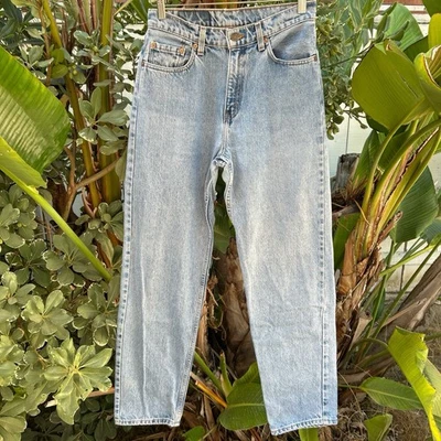 Jeans rectos sueltos vintage 1996 para mujer Levi’s 560 28x30 lavado claro Foto 1 de 4