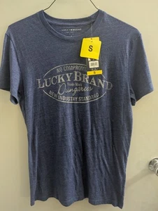 NWT Lucky Brand Men's Graphic T-Shirt Size S Super Soft Fast Shipping - Picture 1 of 4