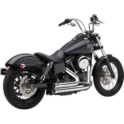 Cobra 909 Exhaust - Chrome - '12-'17 Dyna 6708 - Imagem 1 de 4