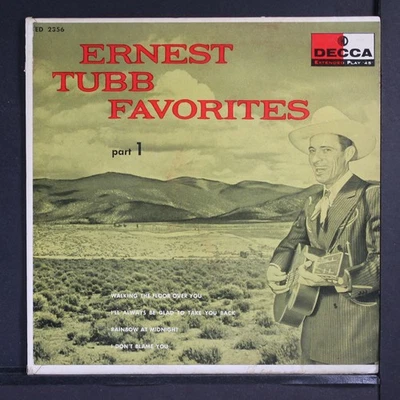 ERNEST TUBB: favorites part 1 DECCA 7" EP 45 RPM - Image 1 of 4