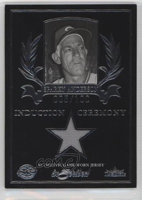 2004 Fleer inScribed Induction Ceremony Silver Materials Sparky Anderson HOF - Image 1 of 2
