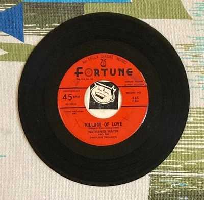 Nathaniel Meyer and The Fabulous Twilights 45 Village of Love 1962 R&B Doo Wop Foto 1 de 2