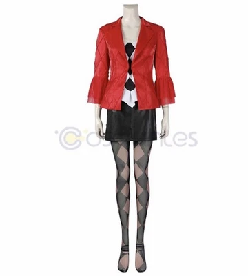 Harley Quinn Disfraz Cosplay 3XL Traje de Halloween Conjunto Completo Medias No Incluidas Foto 1 de 4