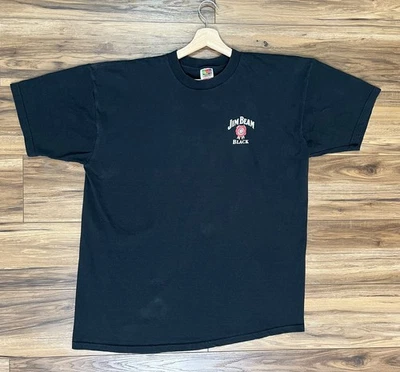 Camiseta Promocional De Colección Años 90 Jim Beam Negra Kentucky Bourbon Alcohol Whisky Talla XXL Foto 1 de 4