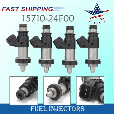 For Suzuki 2000-2003 GSX-R750 GSXR750 600 1000 15710-24F00 4pcs Fuel Injectors Foto 1 de 4