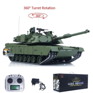 1/16 TOUCAN RC Battle Tank 3918 Abrams M1A2 360 rotazione canna rinculo radio I6S - Foto 1 di 12