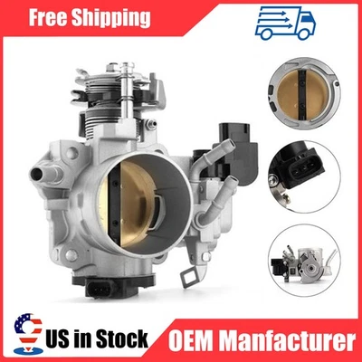 OEM Throttle Body w/ Sensor For Honda Accord LX EX DX SE 2.4L 16400-RAA-A62 - Image 1 of 4