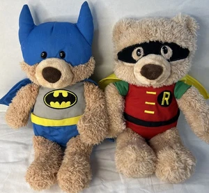 Gund DC Comics Batman Malone & Robin Hardwin Teddy Bear Plush Bean Bottom 12" - Picture 1 of 23